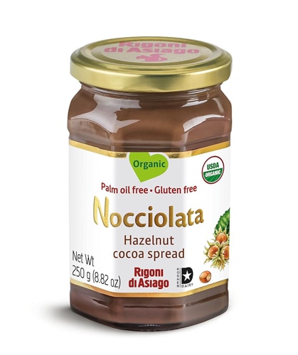 Rigoni di Asiago Nocciolata Hazelnut Spread with Cocoa Organic