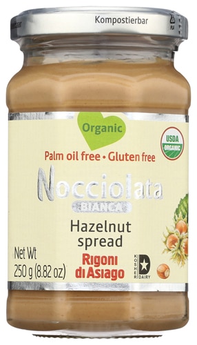 Rigoni di Asiago Nocciolata Organic Hazelnut Spread Bianca