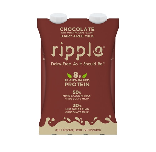 Ripple Dairy Free Nutritious Pea Milk Beverage Chocolate