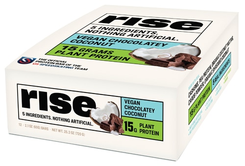 Rise Bar Gluten Free Plant Protein 15G Bar Chocolatey Coconut