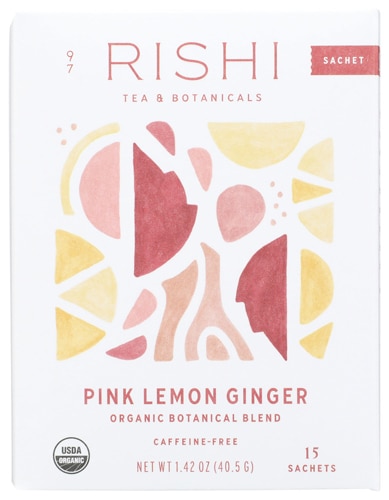 Rishi Tea Organic Pink Lemon Ginger Tea