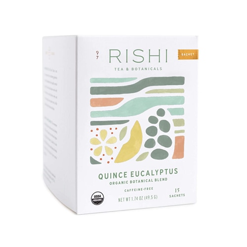 Rishi Tea Quince Eucalyptus Organic Botanical Blend Tea