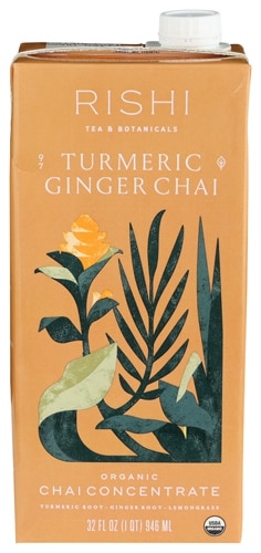 Rishi Tea Turmeric Ginger Chai Organic Chai Concentrate Tea