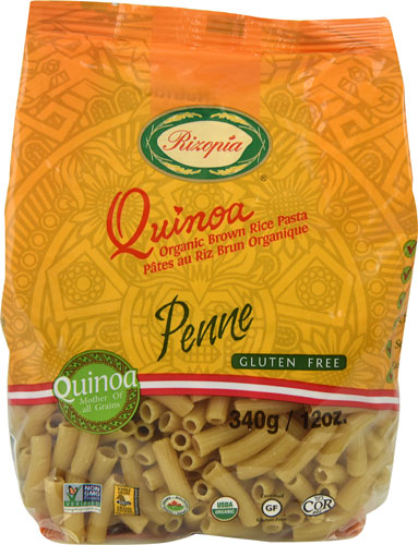 Rizopia Quinoa Organic Brown Rice Penne Pasta