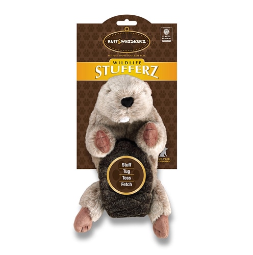 Ruff & Whiskerz Wildlife Stufferz Beaver Dog Toy