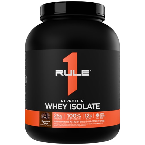 Rule One Proteins R1 Protein Whey Isolate Chocolate Fudge