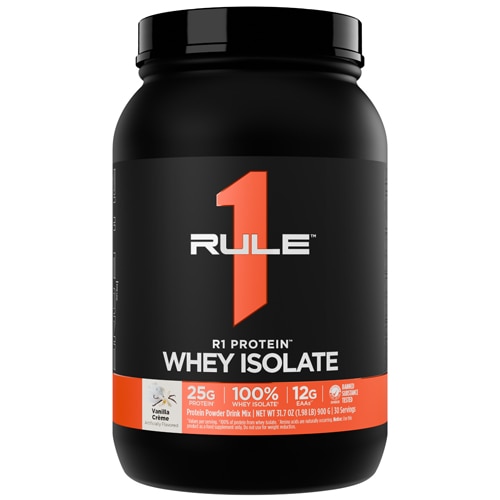 Rule One Proteins R1 Protein Whey Isolate Vanilla Creme