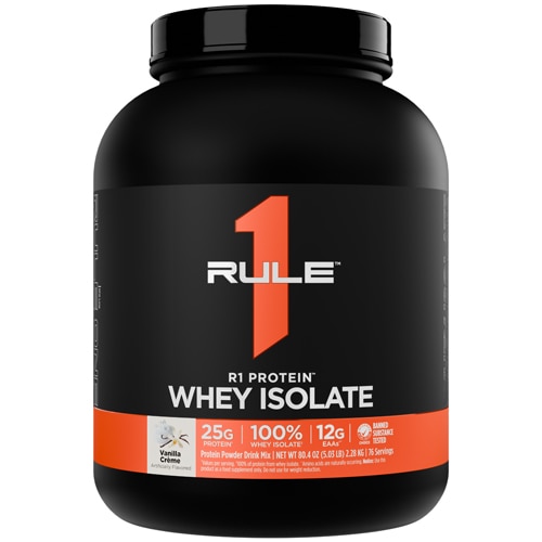 Rule One Proteins R1 Protein Whey Isolate Vanilla Creme