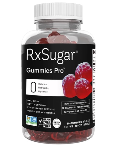 RxSugar Gummies Pro for Blood Sugar Control & GLP-1 Support with Probiotic