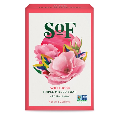 SOF Triple Milled Soap Bar Wild Rose