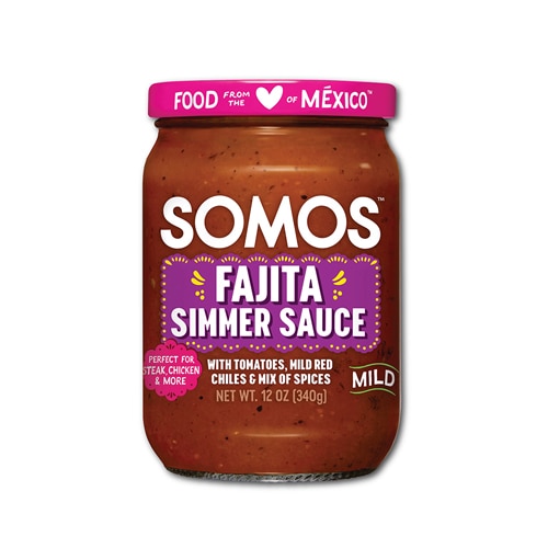 SOMOS Fajita Simmer Sauce with Tomatoes Red Chiles & Spices