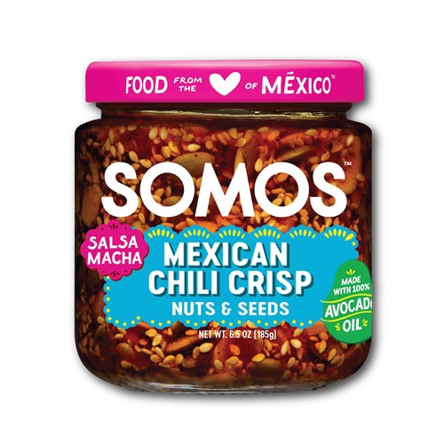 SOMOS Salsa Macha Mexican Chili Crisp Nuts & Seeds