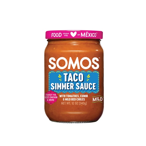 SOMOS Taco Simmer Sauce with Tomatoes Cumin & Mild Red Chiles