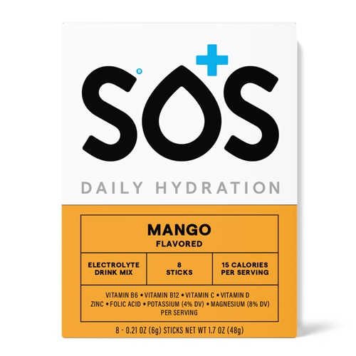 SOS Hydration Daily Hydration Electrolytes Mango