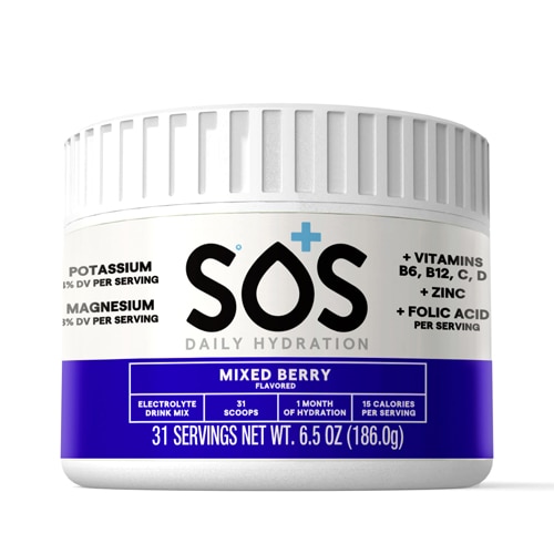 SOS Hydration Daily Hydration Electrolytes Mixed Berry