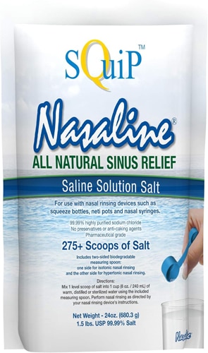 SQuip Nasaline Saline Solution Salt