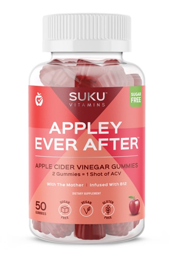 SUKU Vitamins Appley Ever After Apple Cider Vinegar Gummies