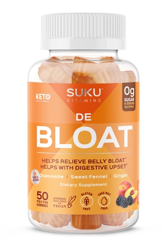 SUKU Vitamins DeBloat Berry Peach