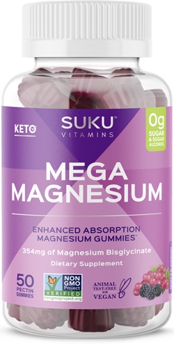 SUKU Vitamins Mega Magnesium Grape & Blackberry
