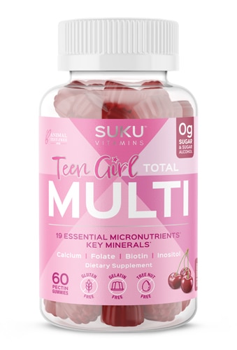 SUKU Vitamins Teen Girl Total Multi Wild Cherry