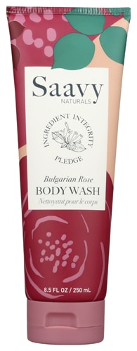 Saavy Naturals Body Wash - Bulgarian Rose