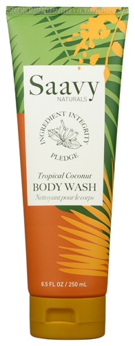 Saavy Naturals Body Wash - Tropical Coconut