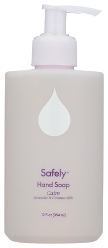 Safely Hydrating Hand Soap Calm Lavender and Coconut Milk