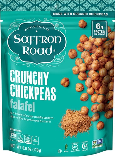 Saffron Road Crunchy Chickpeas Gluten Free Falafel