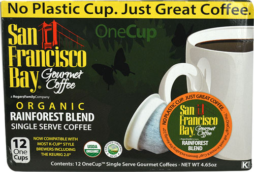 San Francisco Bay Organic Gourmet Single Serve Coffee Rainforest Blend