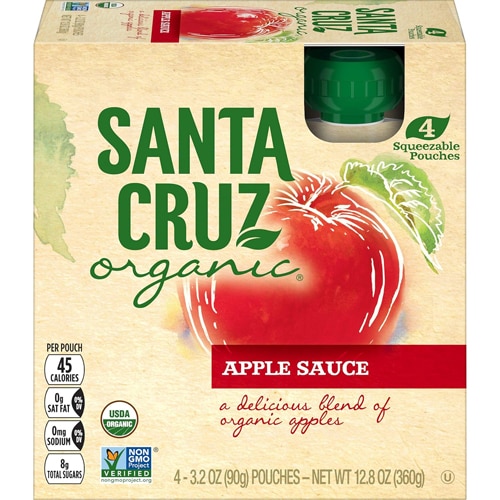 Santa Cruz Organic Apple Sauce Unsweetened