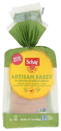 Schar Artisan Baker 10 Grains & Seeds Bread