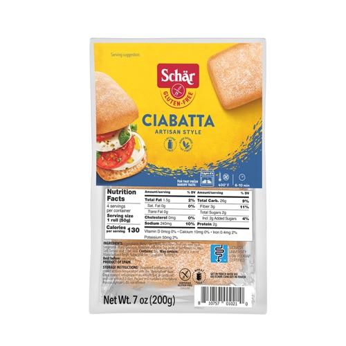 Schar Gluten Free Ciabatta Rolls