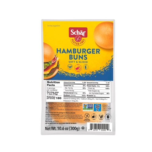 Schar Gluten Free Hamburger Buns