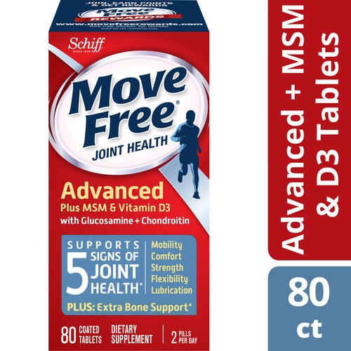 Schiff Move Free Joint Health Advanced Plus MSM & Vitamin D3