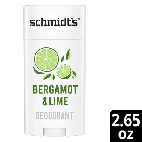 Schmidt's Natural Deodorant Aluminum Free Bergamot & Lime