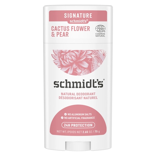 Schmidt's Natural Deodorant Aluminum-Free - Cactus Flower & Pear