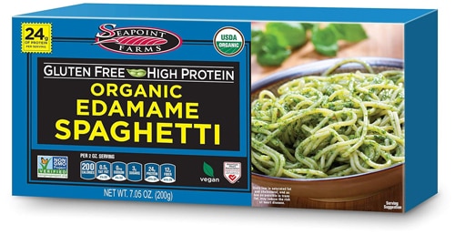 Seapoint Farms Organic Edamame Pasta Spaghetti