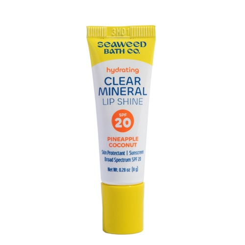 Seaweed Bath Co. Hydrating Clear Mineral Lip Shine SPF 20 Pineapple Coconut