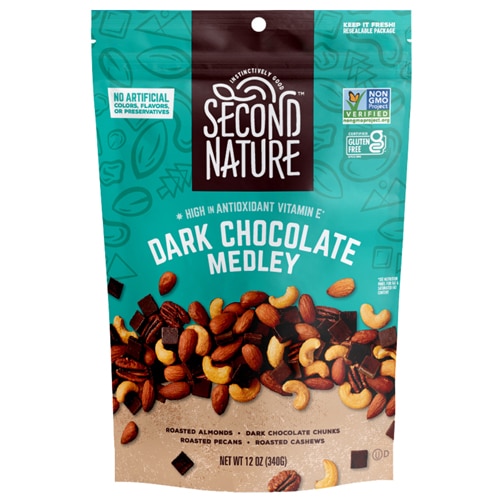 Second Nature Nut Medley Mix Dark Chocolate