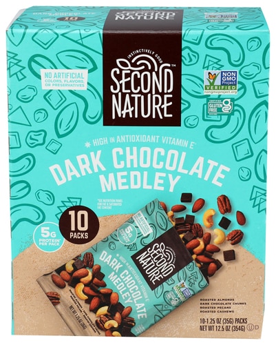 Second Nature Nut Medley Mix Dark Chocolate