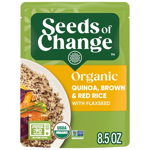 Seeds of Change Organic Quinoa Brown & Red Rice with Flaxseed