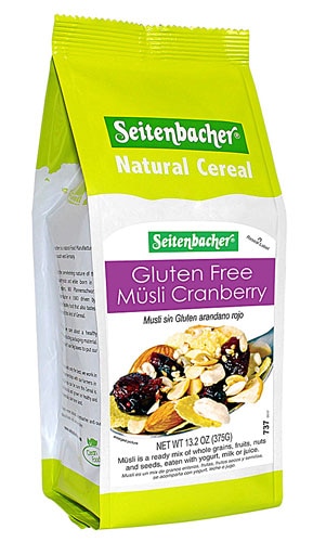 Seitenbacher Gluten Free Musli Cereal Cranberry