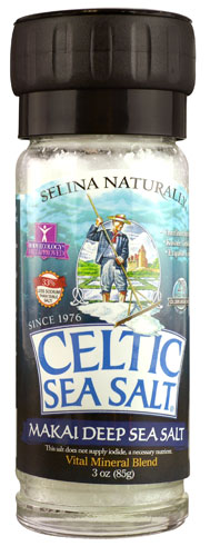 Selina Naturally Celtic Sea Salt Grinder Makai Deep Sea