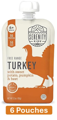 Serenity Kids Baby Food Puree 6+ Months Free RangeTurkey