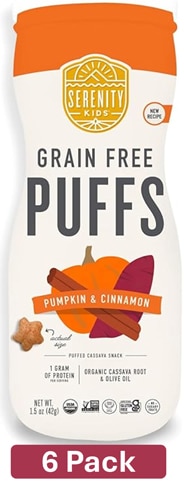 Serenity Kids Grain Free Puffs Organic Pumpkin & Cinnamon
