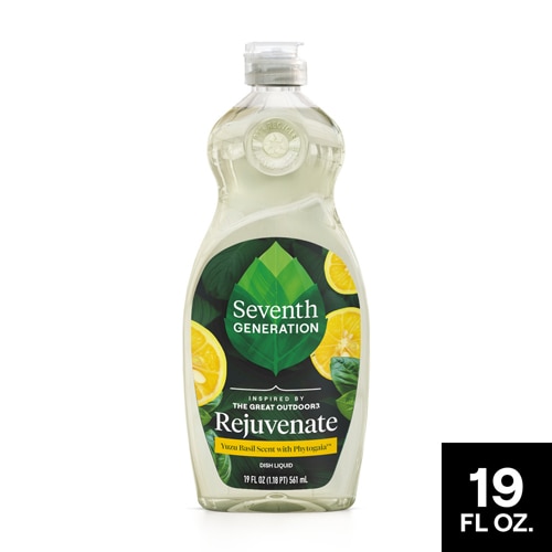 Seventh Generation Dish Liquid Soap Rejuvenate - Yuzu Basil with Phytogaia