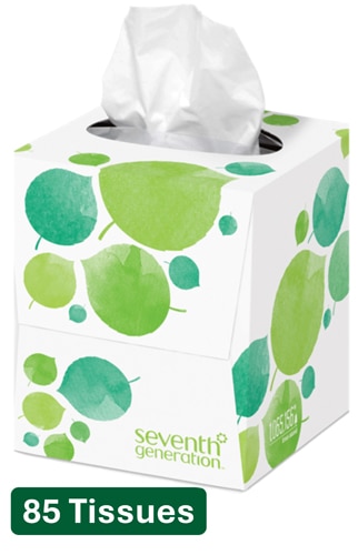 Seventh Generation Facial Tissues 100% Recycled 2-Ply