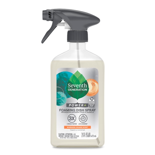 Seventh Generation Foaming Dish Spray Mandarin Orange