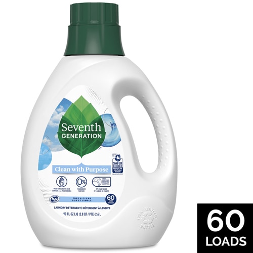 Seventh Generation Liquid Laundry Detergent 60 Loads Fragrance Free