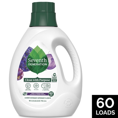 Seventh Generation Liquid Laundry Detergent 60 Loads Fresh Lavender